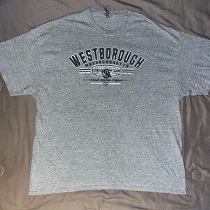 USA 1776 Westborough Massachusetts BUILT TO LAST Grey Short Sleeve T-Shirt XXL